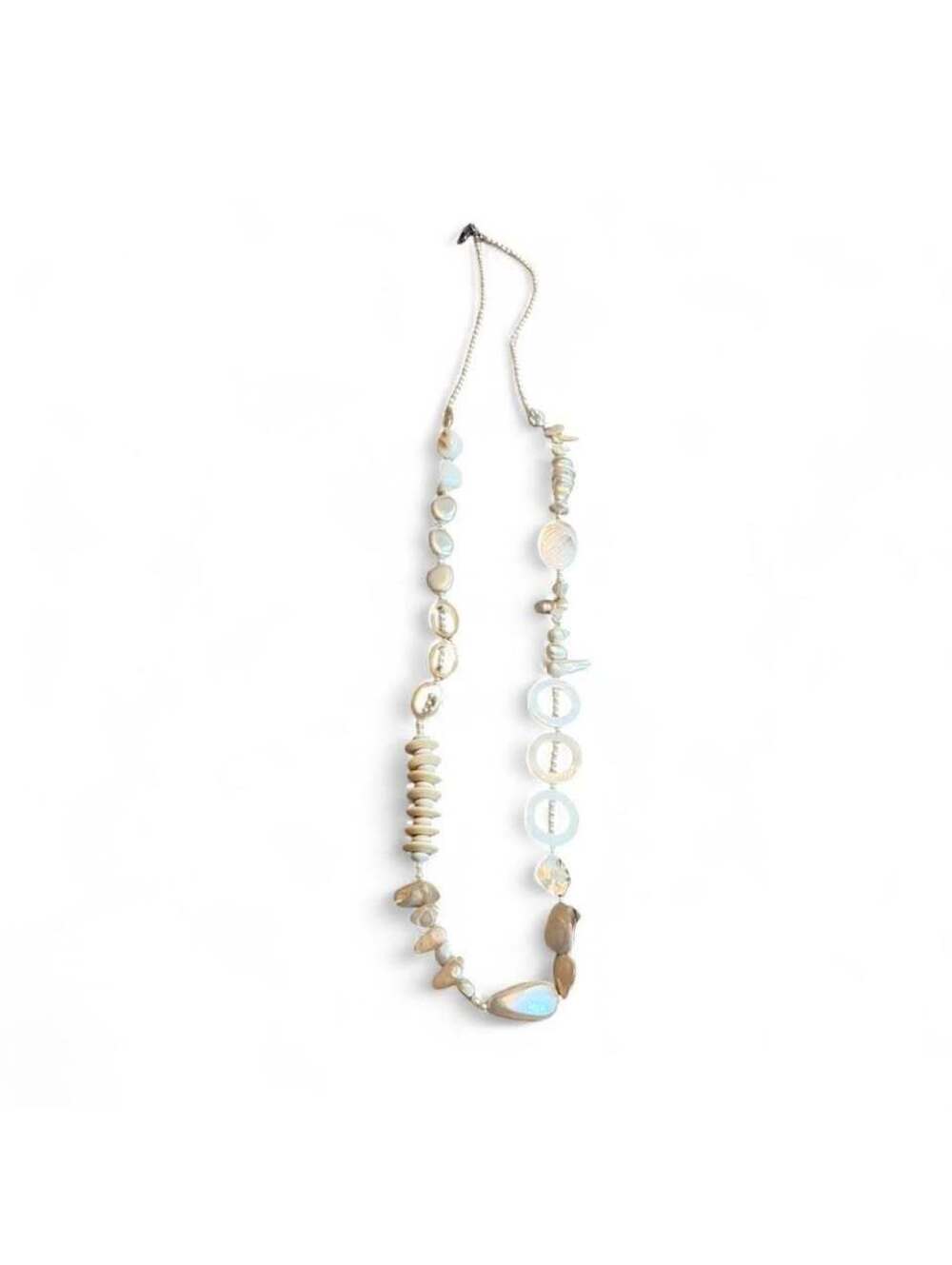 Vintage Mother of Pearl and Shell Statement Necklace